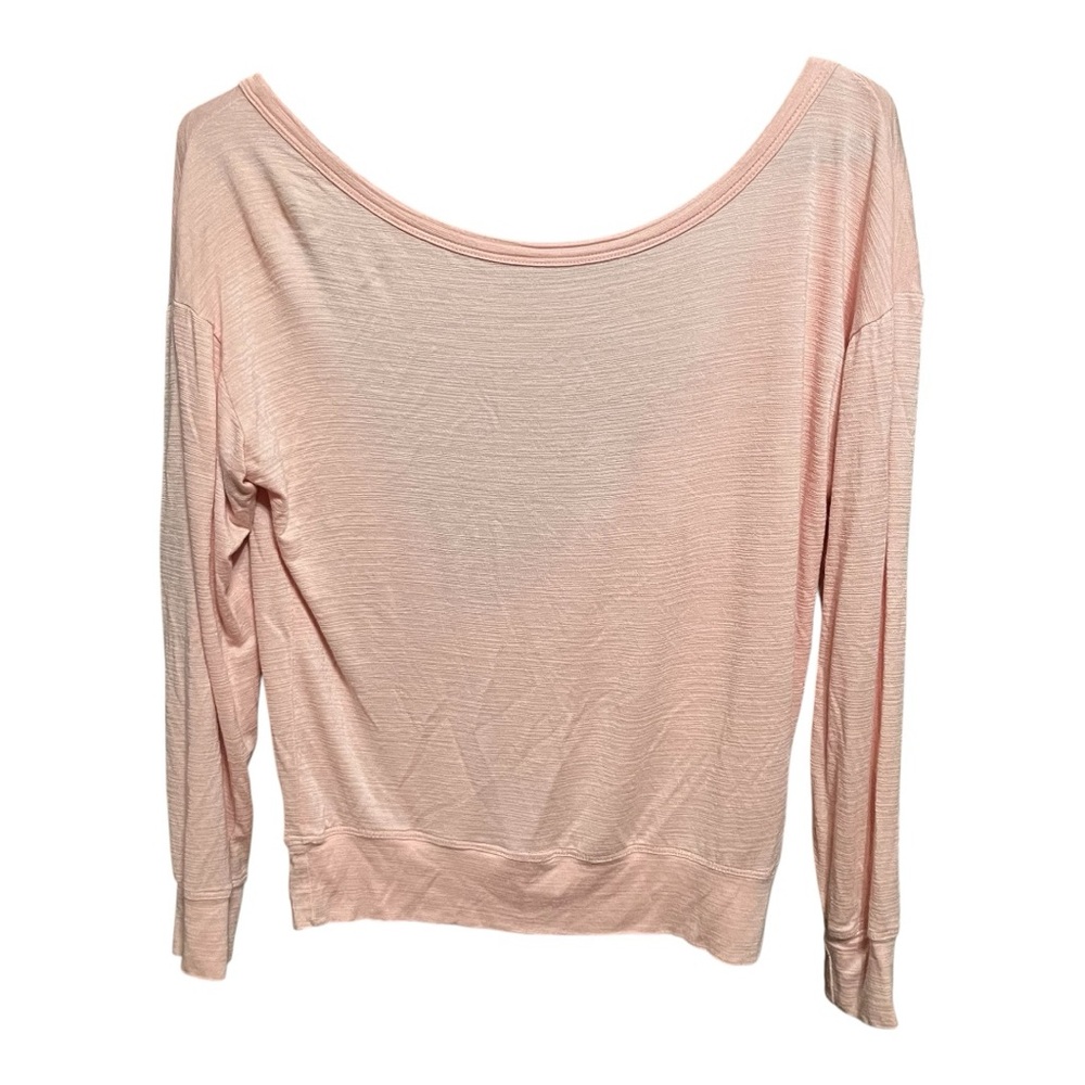 Savvi Light Soft Pink Tie Backless Blouse S